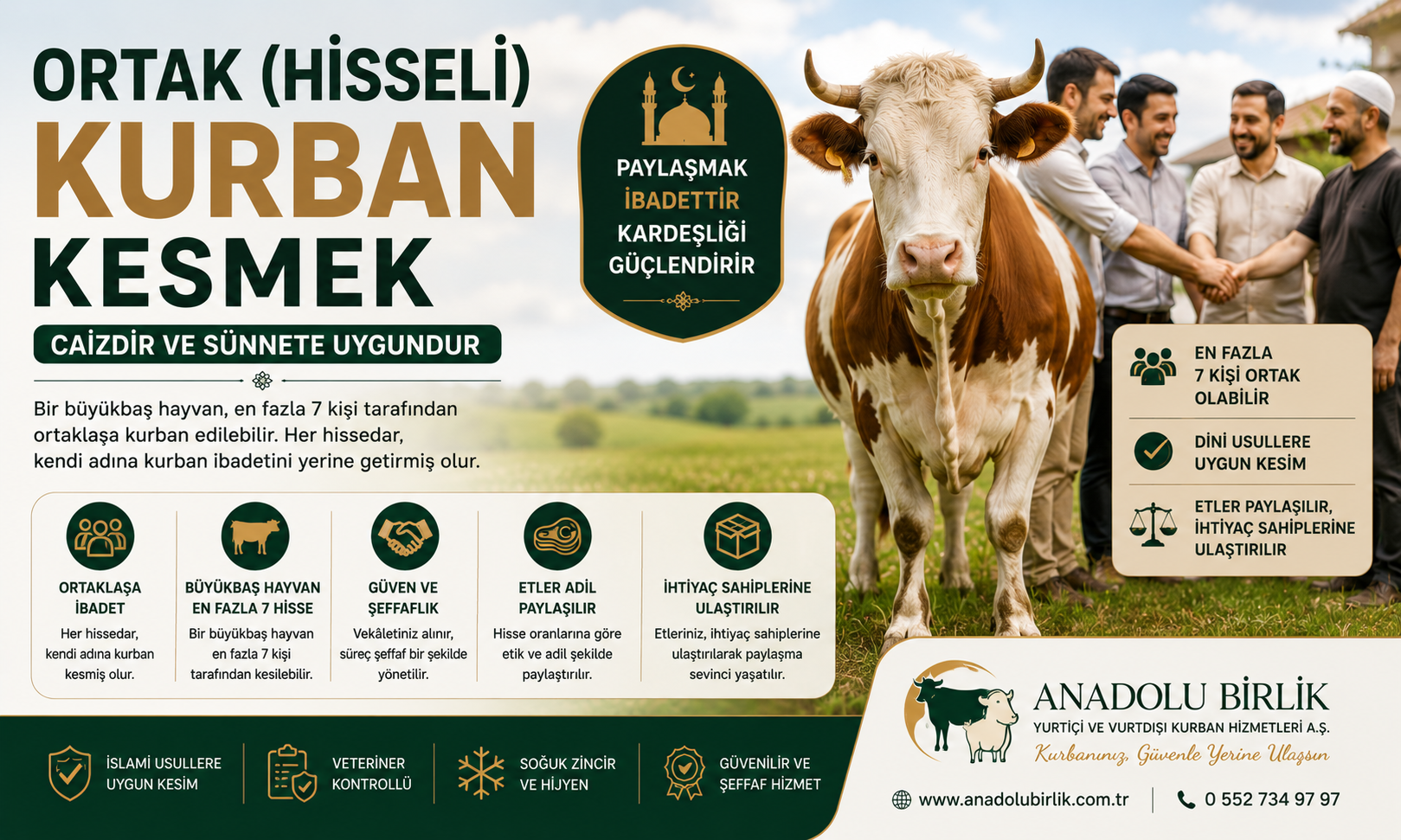 Ortak (Hisseli) Kurban Kesmek Caiz mi? Hisseli Kurbanın Şartları, Hükmü ve Dikkat Edilmesi Gerekenler