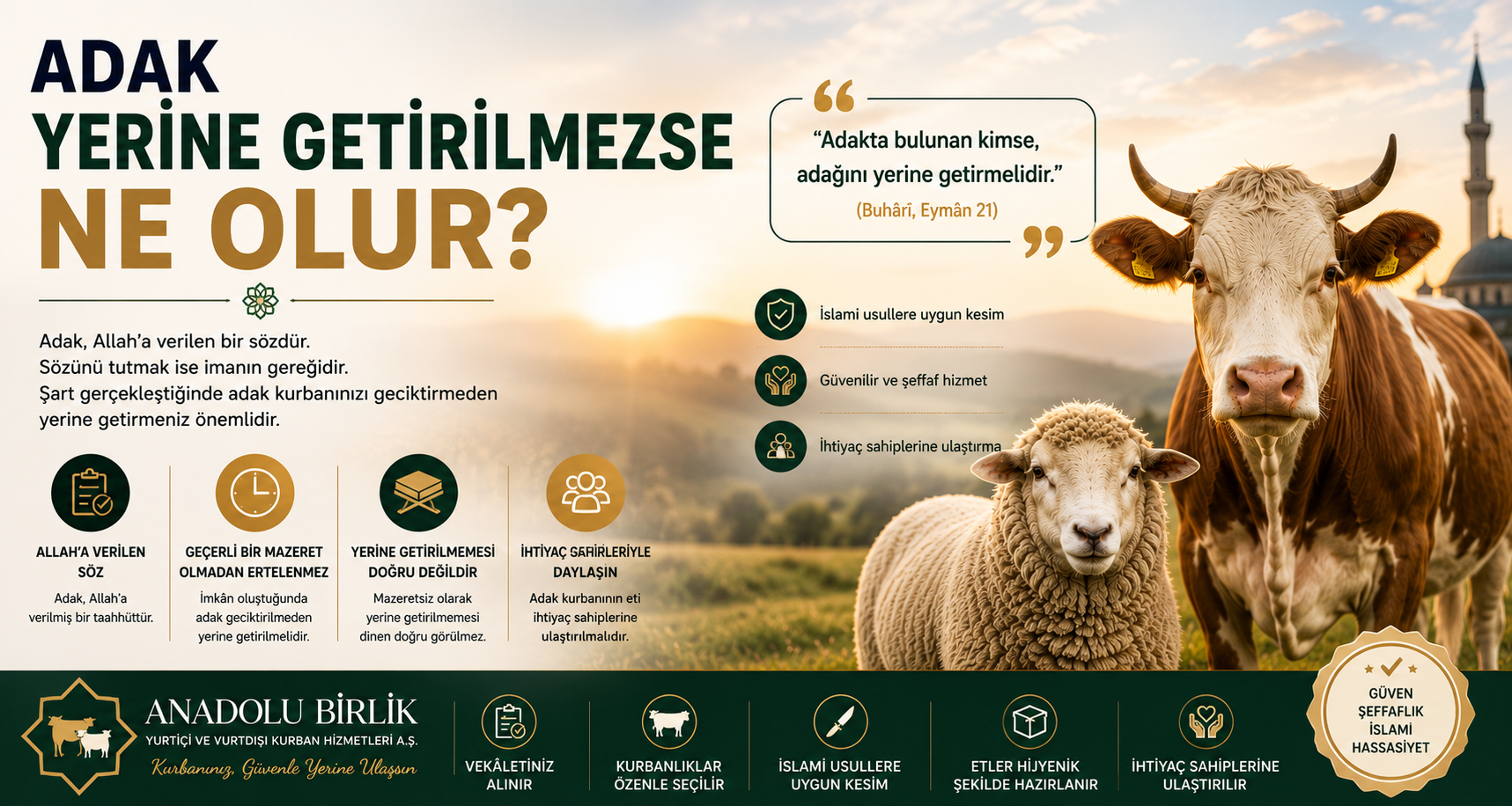 Adak Yerine Getirilmezse Ne Olur? Adağın Hükmü, Geciktirilmesi ve Dini Sorumluluk