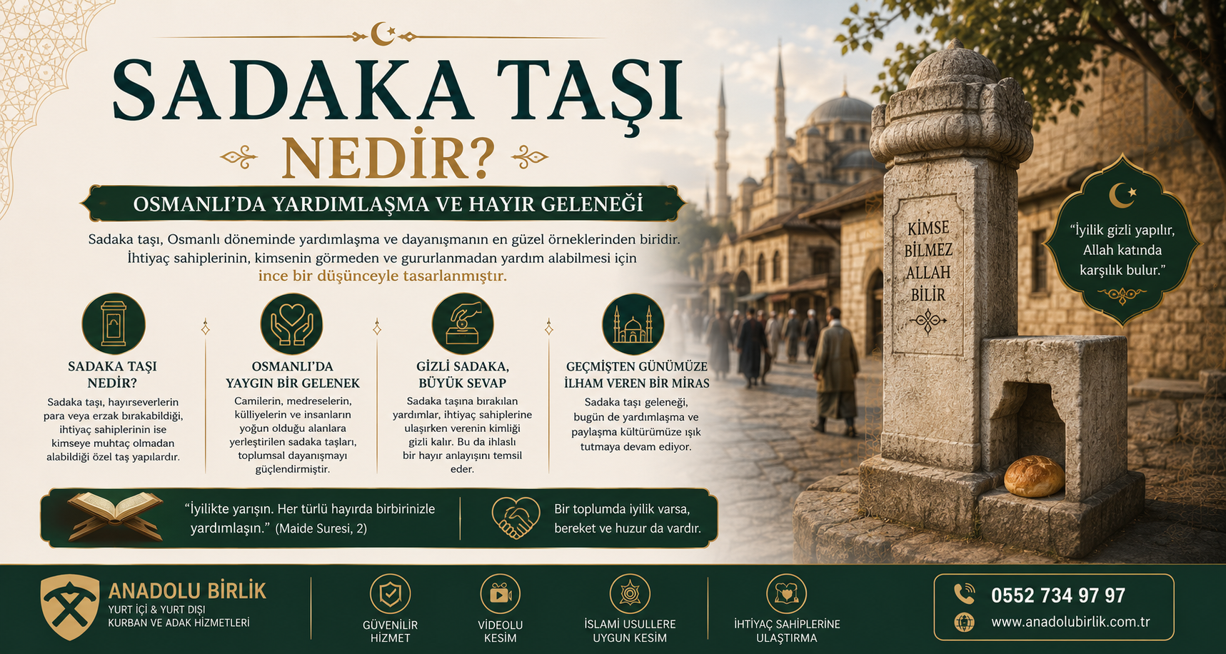 Sadaka Taşı Nedir? Osmanlı'nın Asırlık Yardımlaşma Geleneği ve Bilinmeyen Hikâyesi