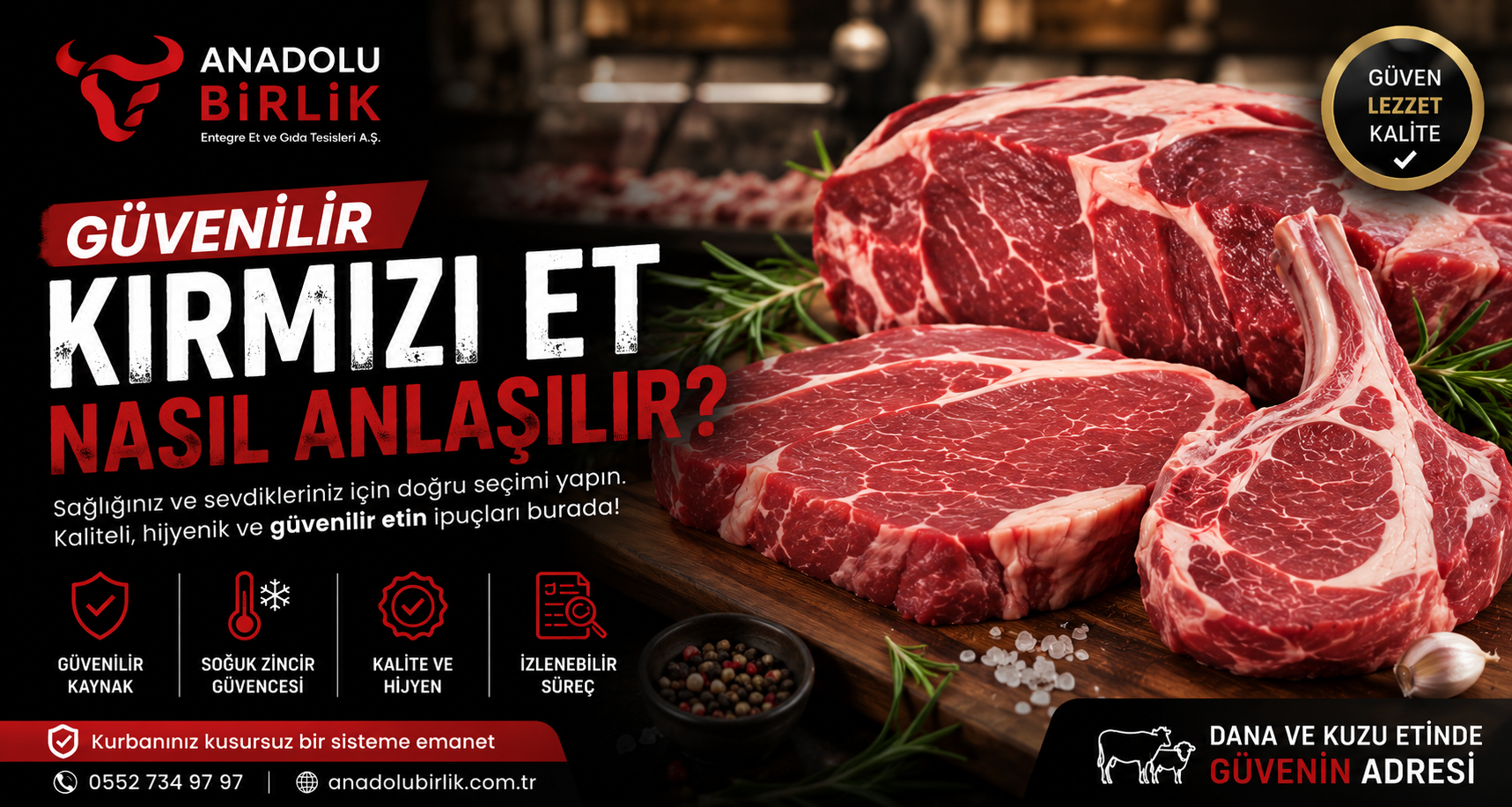 Güvenilir Kırmızı Et Nasıl Anlaşılır? Kaliteli Et Seçmenin 10 Altın Kuralı: