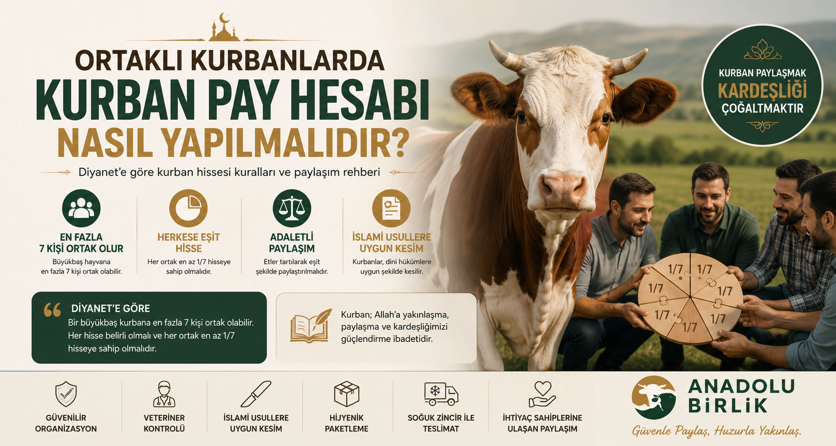 Büyükbaş Kurbanda Hisse Hesabı Nasıl Yapılır?