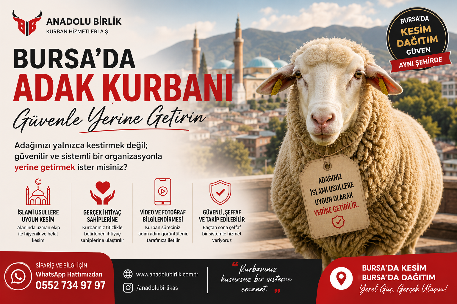 Bursa'da Adak Kurbanı Nerede Kestirilir? Güvenilir Adak Kurbanı Kesim Yeri Nasıl Seçilir?