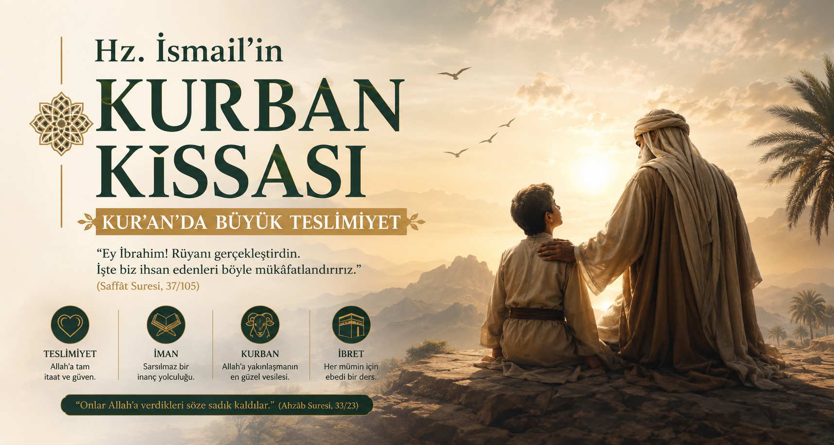 Hz. İsmail'in Kurban Kıssası: Kurban İbadetinin Asıl Hikâyesi