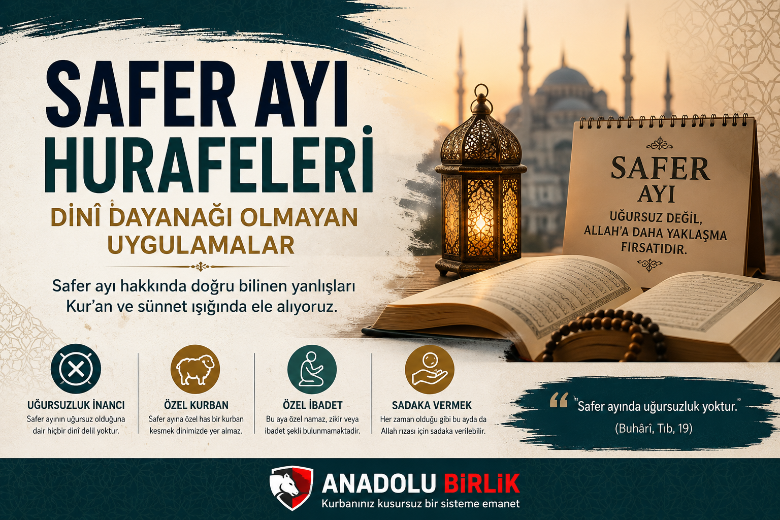 Safer Ayıyla İlgili Dinî Dayanağı Olmayan Uygulamalar
