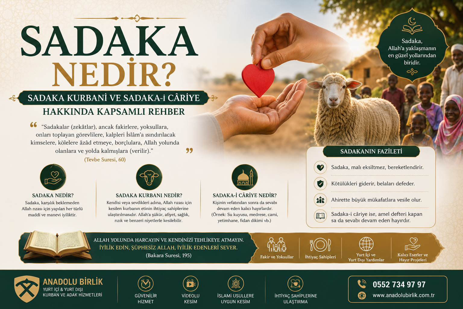 Sadaka Nedir? Sadaka Kurbanı, Sadaka-i Câriye ve Bilmeniz Gereken Her Şey (2026)