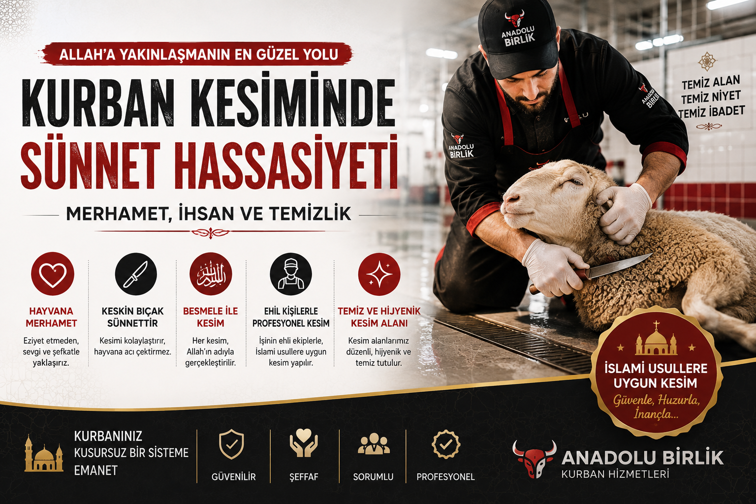 Kurban Kesiminde Sünnet Hassasiyeti ve Kesim Alanı Temizliği