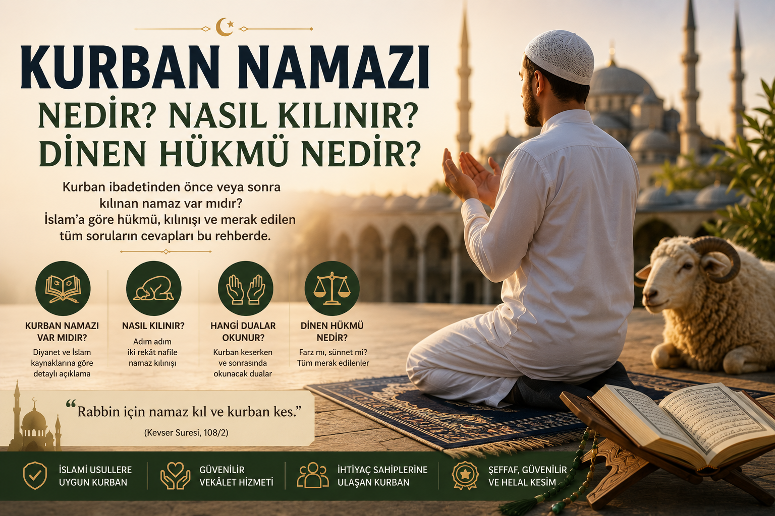 Kurban Namazı Nedir? Nasıl Kılınır? Dinen Hükmü Nedir?