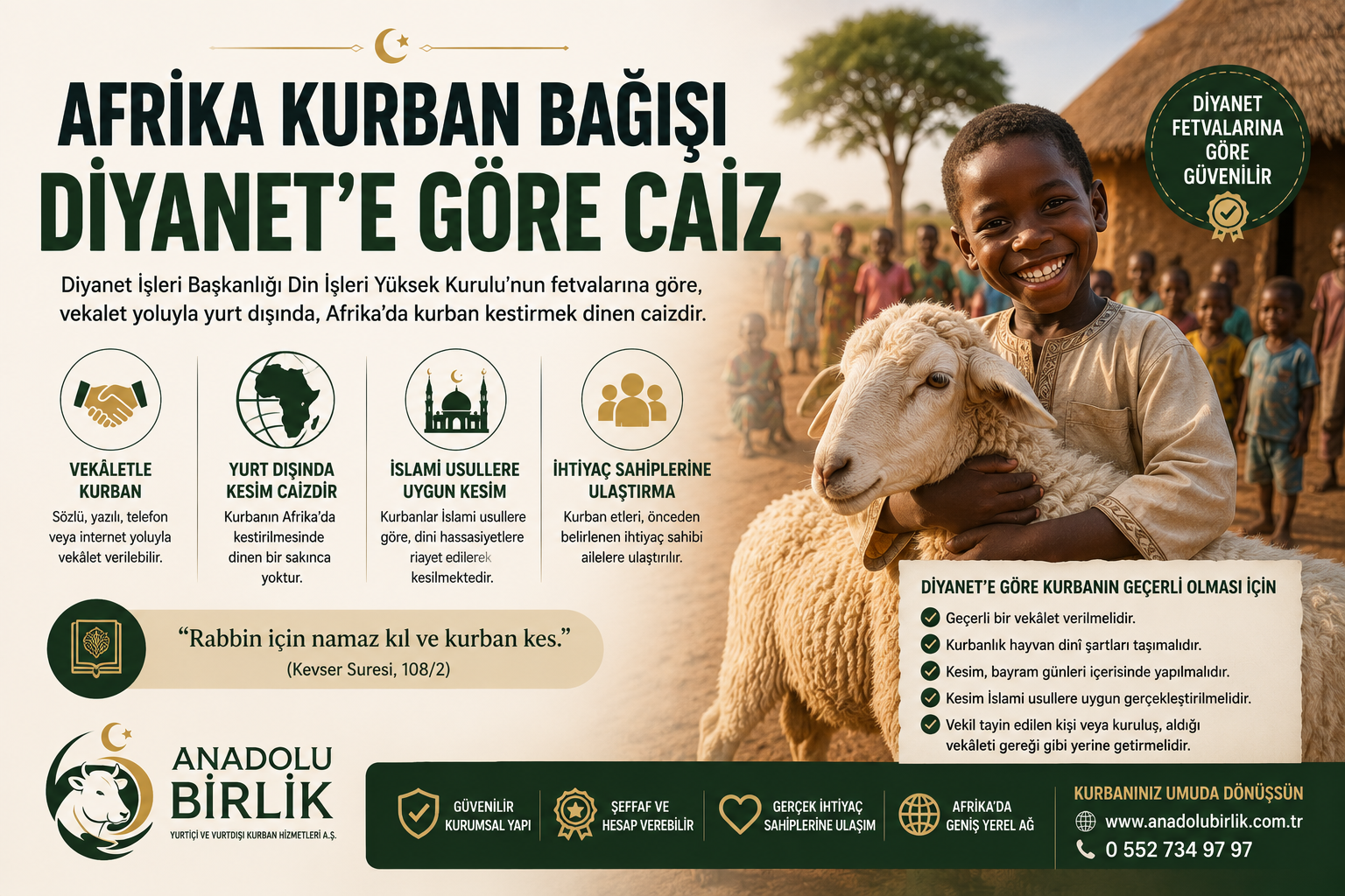 Afrika Kurban Bağışı Hakkında Diyanet Fetvası | Vekâletle Yurt Dışında Kurban Kesilebilir mi?