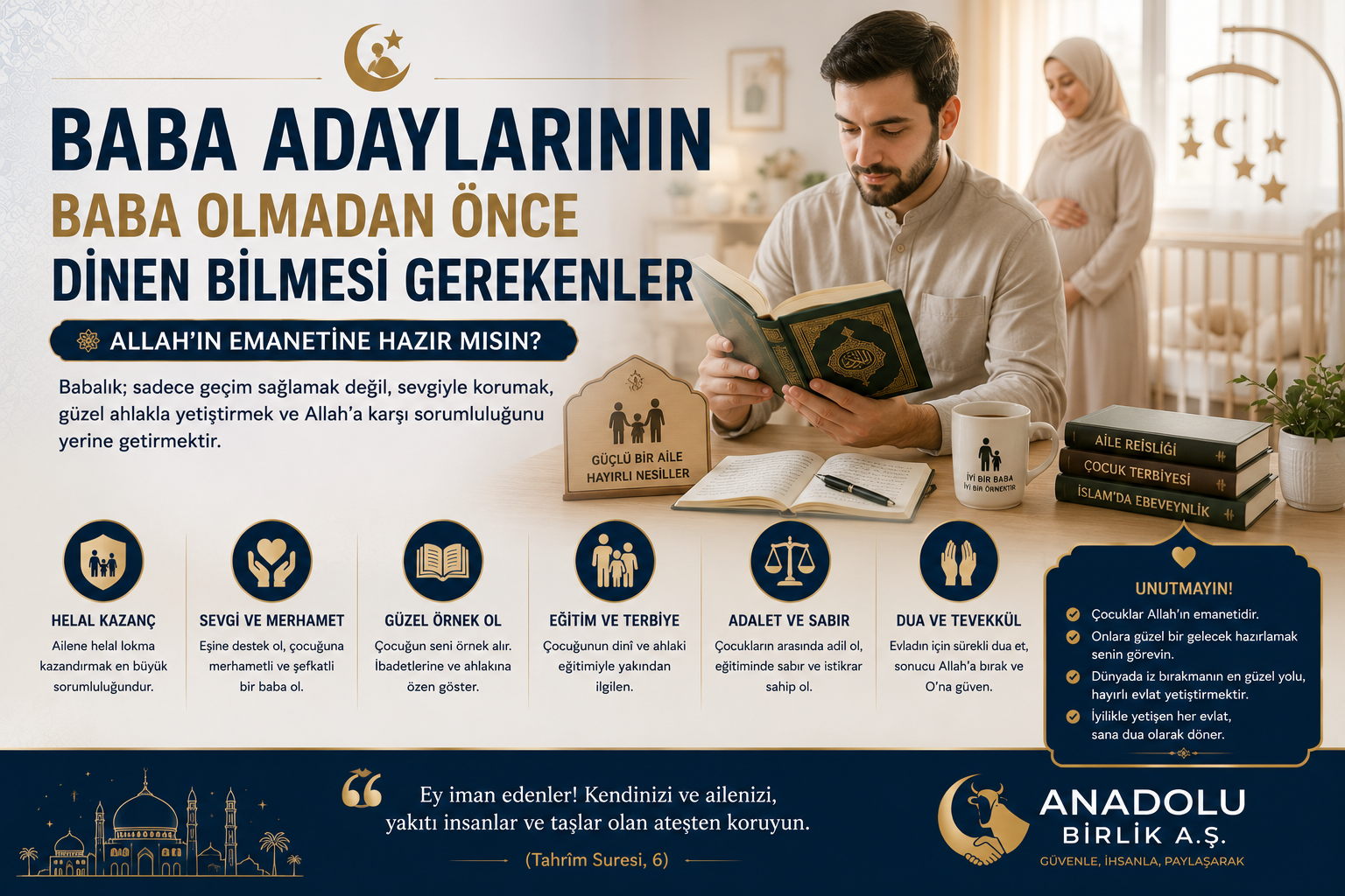 Baba Adaylarının Baba Olmadan Önce Dinen Bilmesi Gerekenler | İslam'da Babalık Rehberi