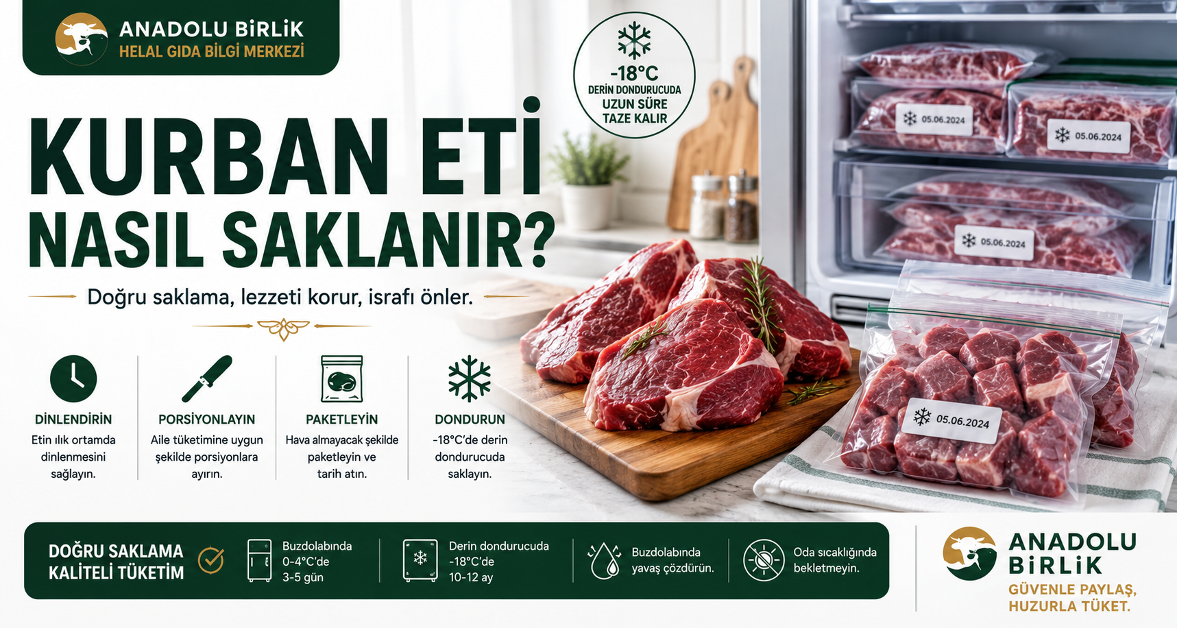 Kurban Eti Nasıl Saklanır?