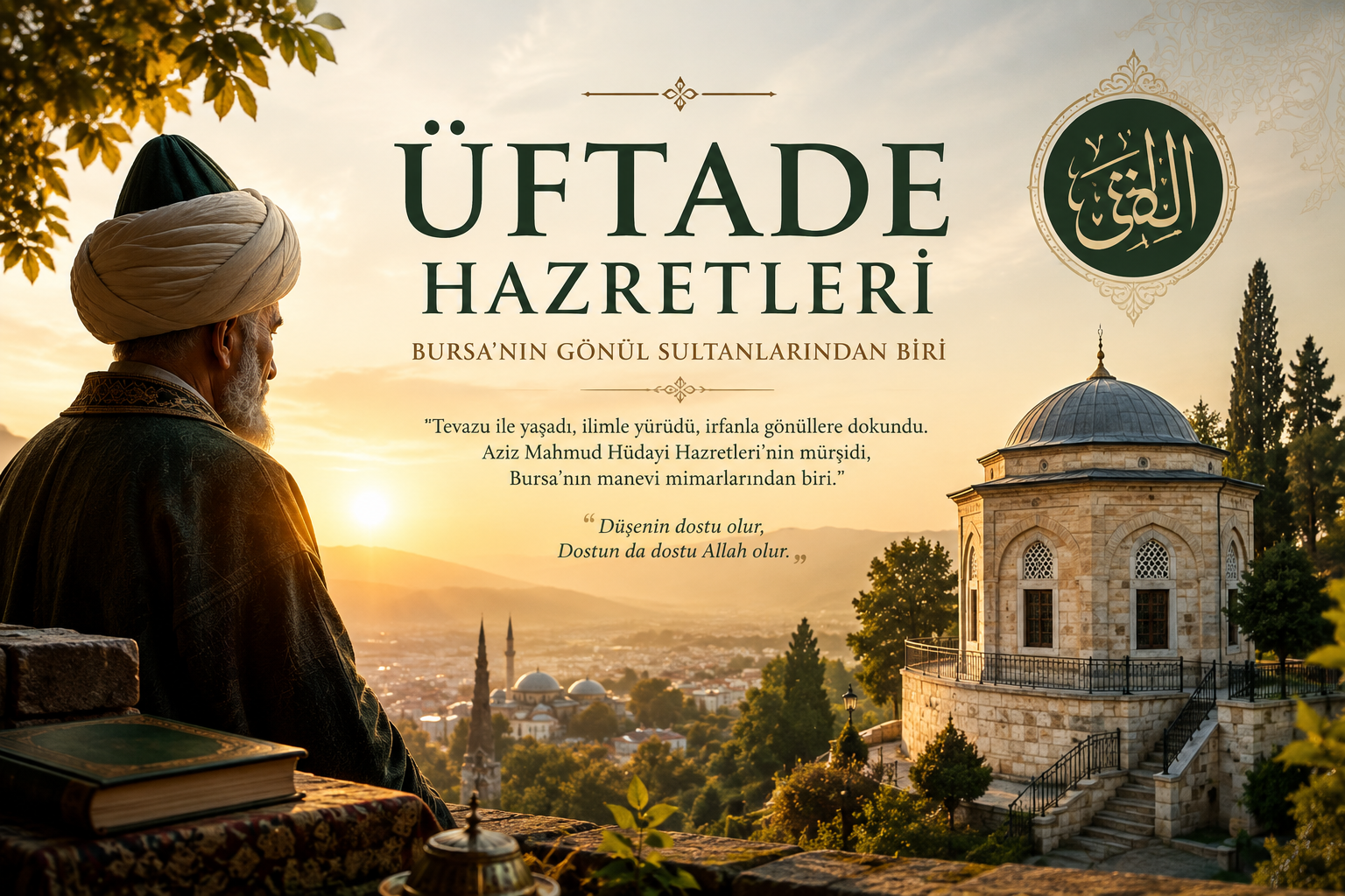 Üftade Hazretleri Kimdir? Hayatı, Türbesi ve Bursa'daki Manevi Mirası